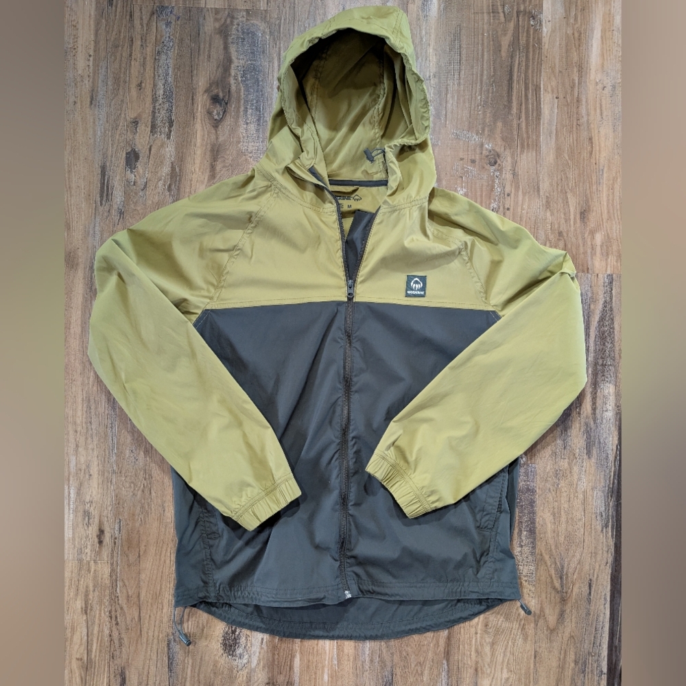 Wolverine Guide Eco Olive and Black Hooded Mens Jacket Size Medium
